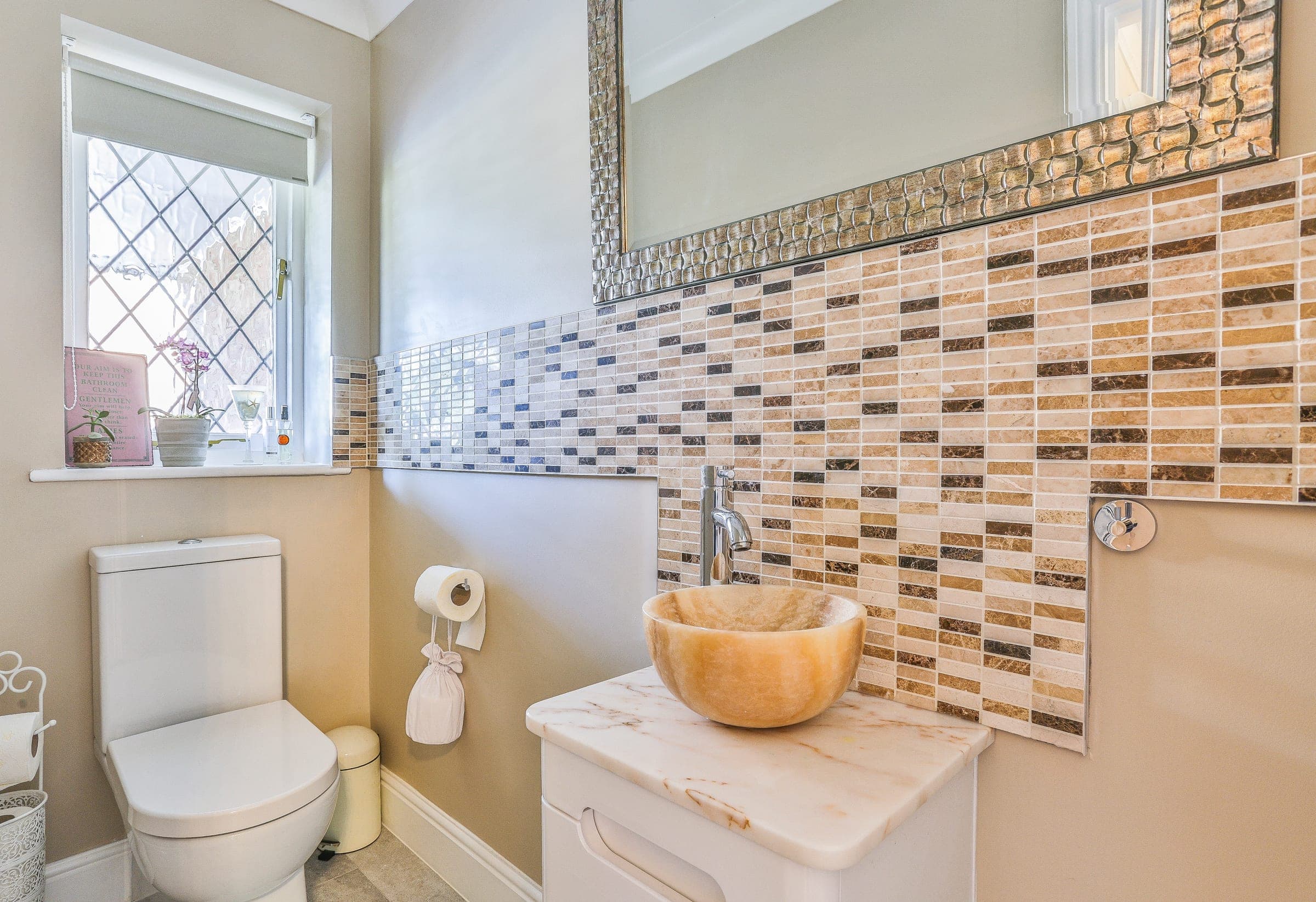 Community room set up for a construction guidance clinic